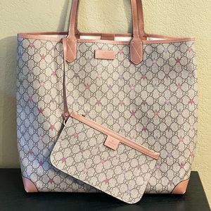Gucci Tote GG Supreme Star Diamante Canvas